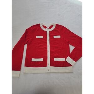 Charter Club BNWT Womans Red Cardigan Sz PS